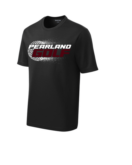PHS Golf- Pearland Golf Men's Performance Tee - Black