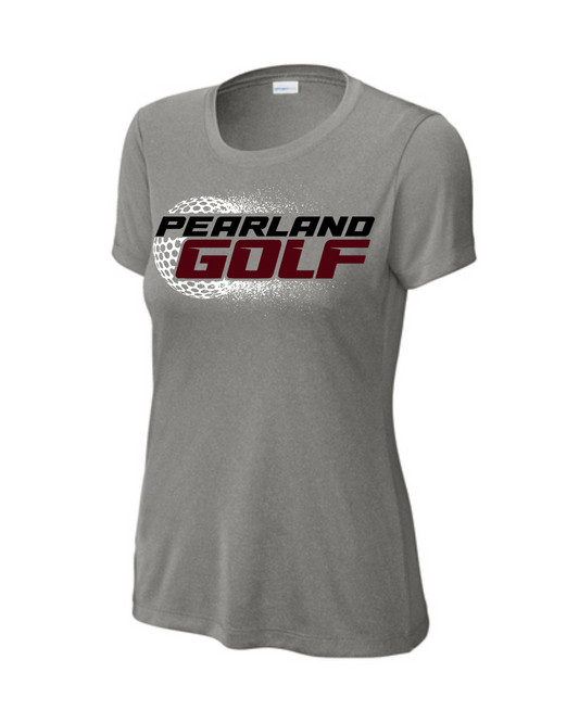PHS Golf - Pearland Golf Performance Ladies Tee - Grey