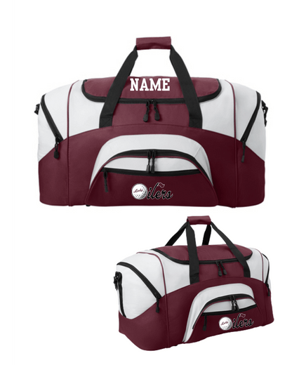 PHS Golf - Pearland Oiler Golf Port Authority Colorblock Sport Duffel