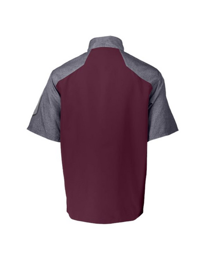 PHS Softball - Pearland Oilers Embroidered Batting Jacket- Carbon Print/Maroon