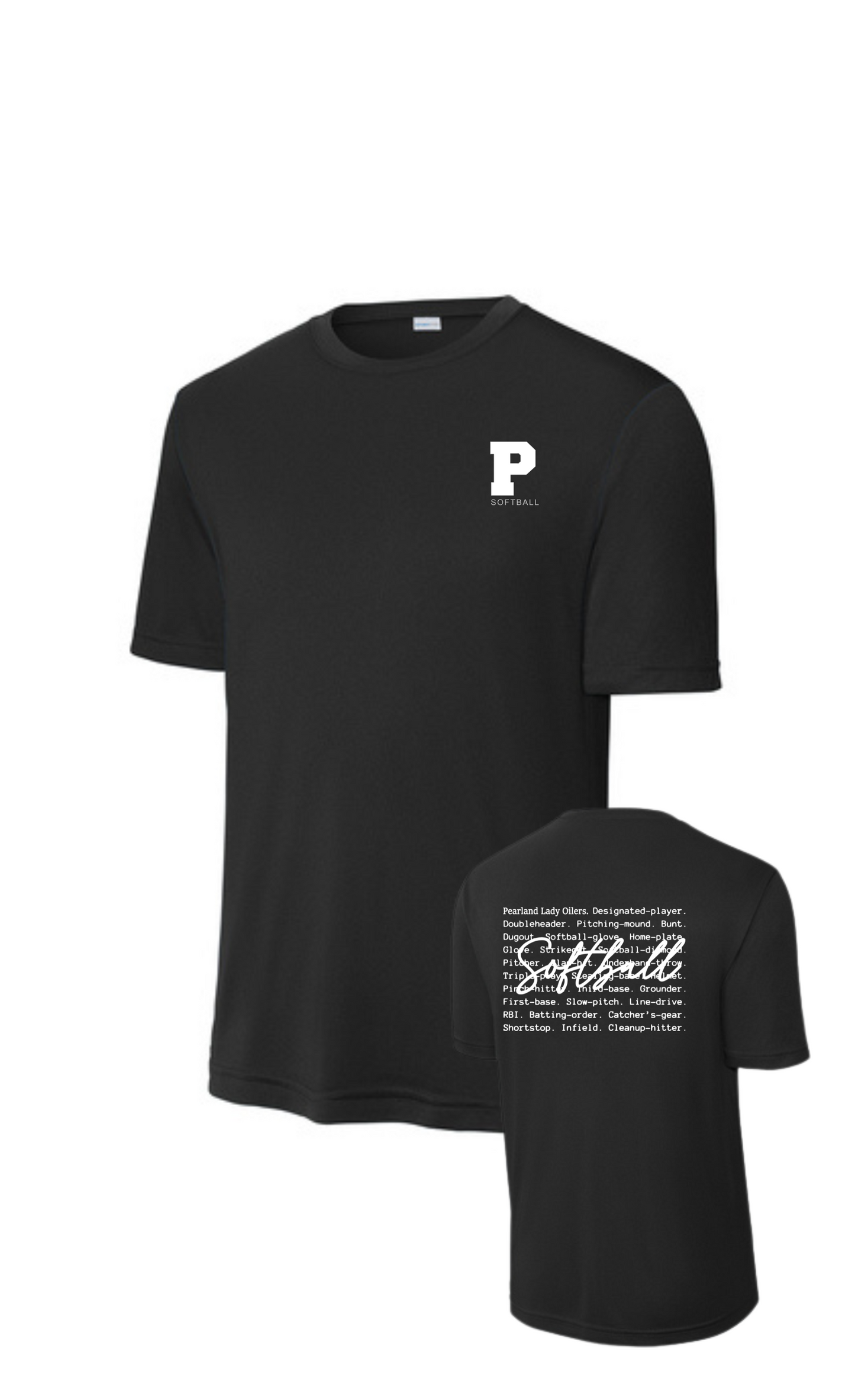 PHS Softball-P Softball Oilers Short Sleeve Performance Tee