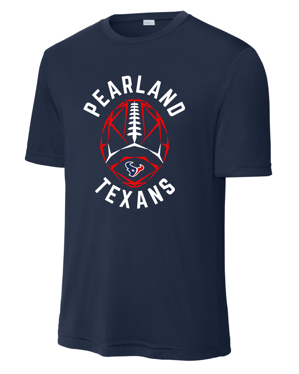 Pearland Texans - Pearland Texans Performance Tee-navy