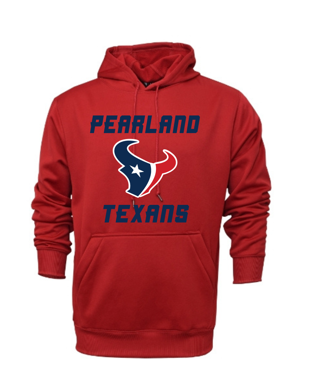 Pearland Texans  Red Performance Hoodie