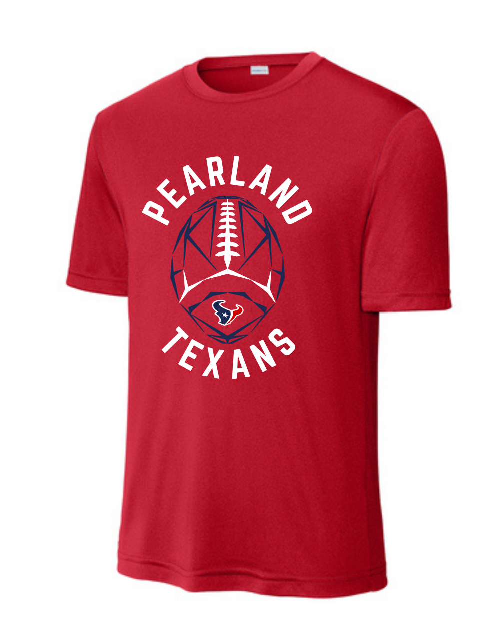 Pearland Texans - Pearland Texans Performance Tee-red