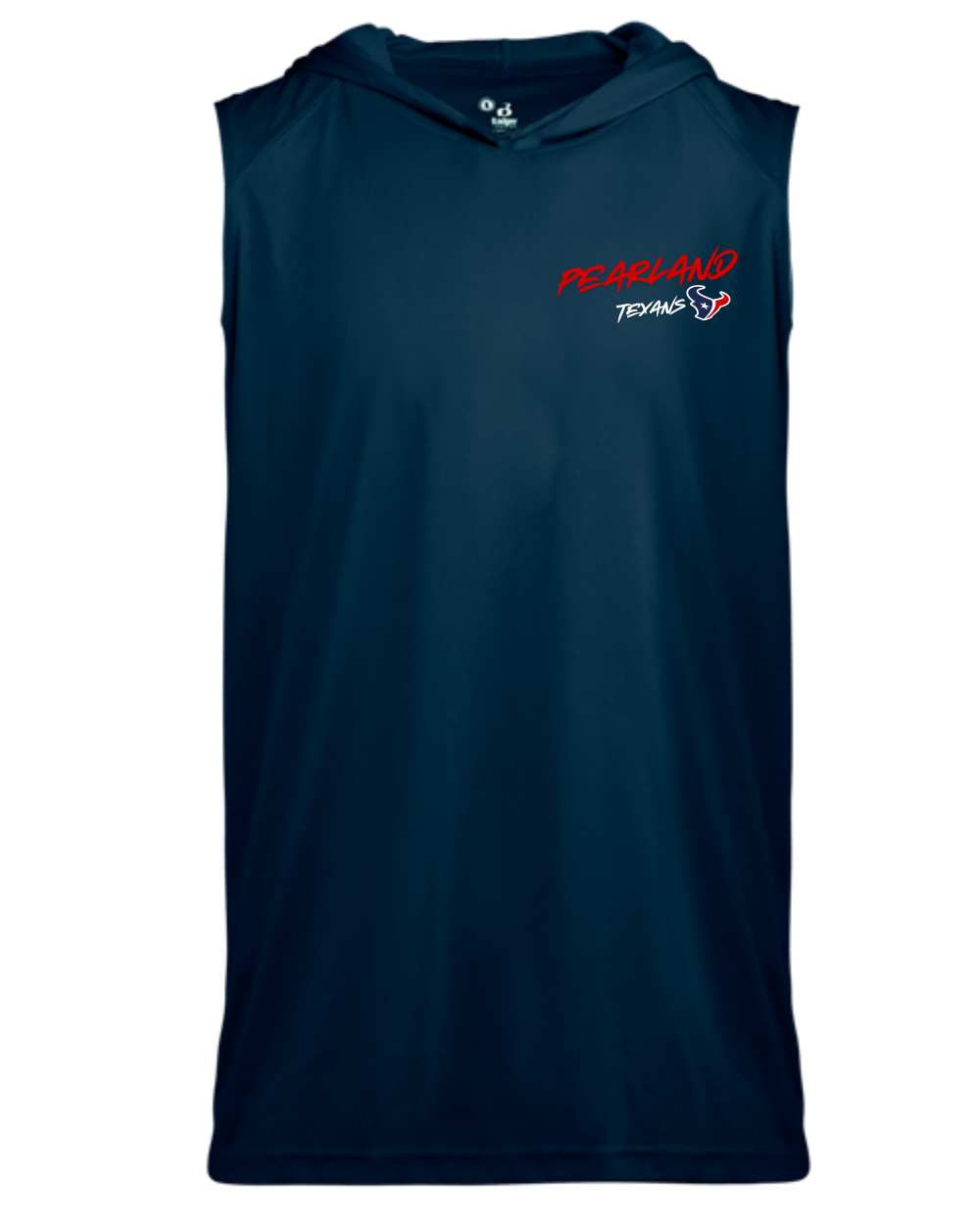 Pearland Texans -They Not Like Us- Sleeveless Hoodie-Navy