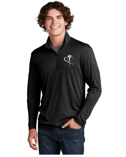 PHS Golf- PHS Golf Quarter Zip Pullover - Black