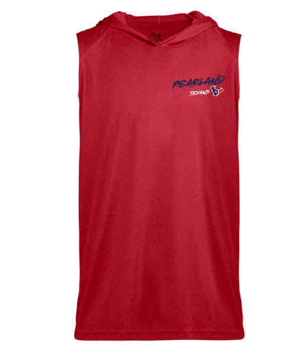 Pearland Texans -They Not Like Us- Sleeveless Hoodie-Red