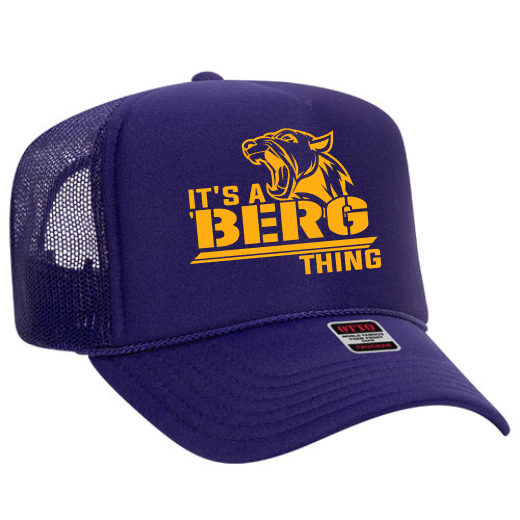 Rosenberg Panthers - Foam Trucker Hat-Purple- Da Berg