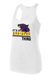 Rosenberg Panthers- White Racerback Tanktop- Berg Thing