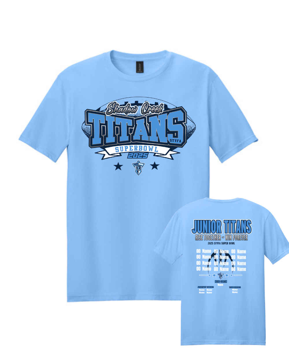 Shadow Creek Titans- Titans Superbowl Short Sleeve Cotton Tee