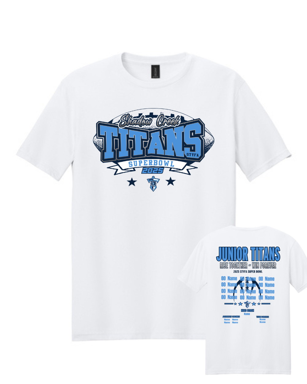 Shadow Creek Titans- Titans Superbowl Short Sleeve Cotton Tee