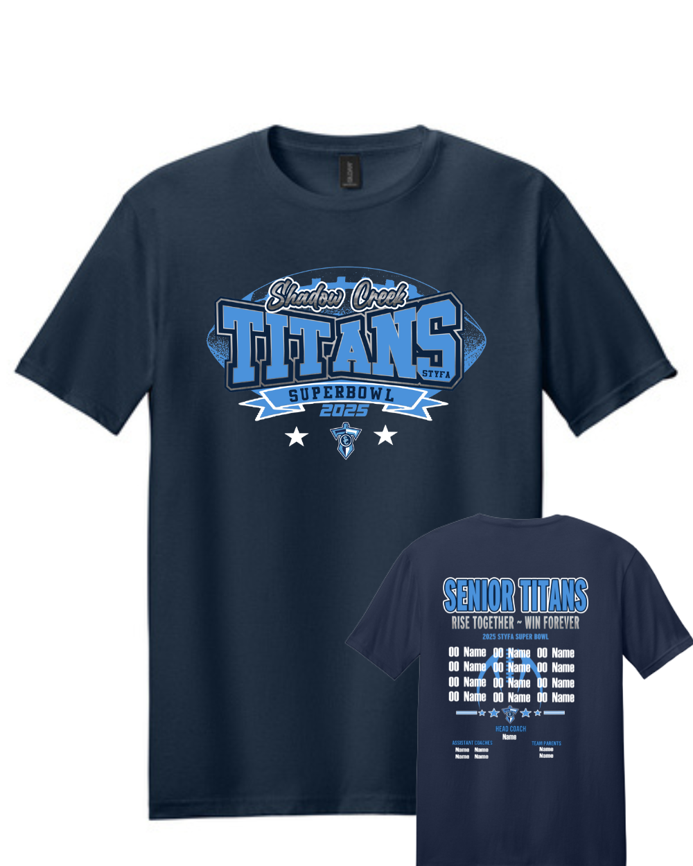 Shadow Creek Titans- Titans Superbowl Short Sleeve Cotton Tee