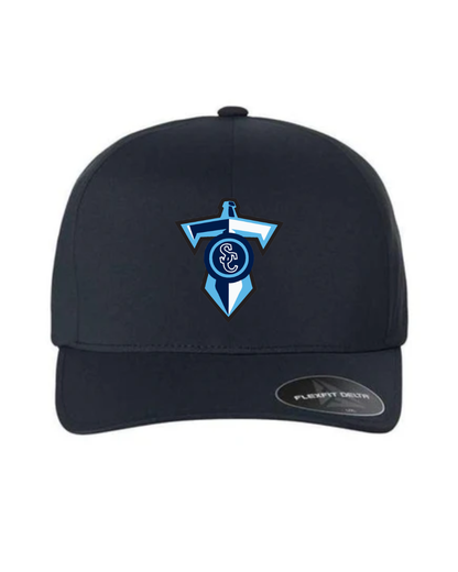 Shadow Creek Titans-  Embroidered Logo Flexfit Stretch Hat- Navy