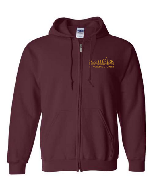 SouthArk College PN Nursing Student Full Zip Jacket