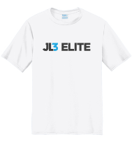 JL3 Elite - Youth Performance Tee- White