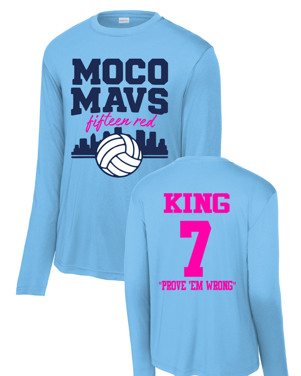 Moco Mavs - Fifteen Red Performance Tee