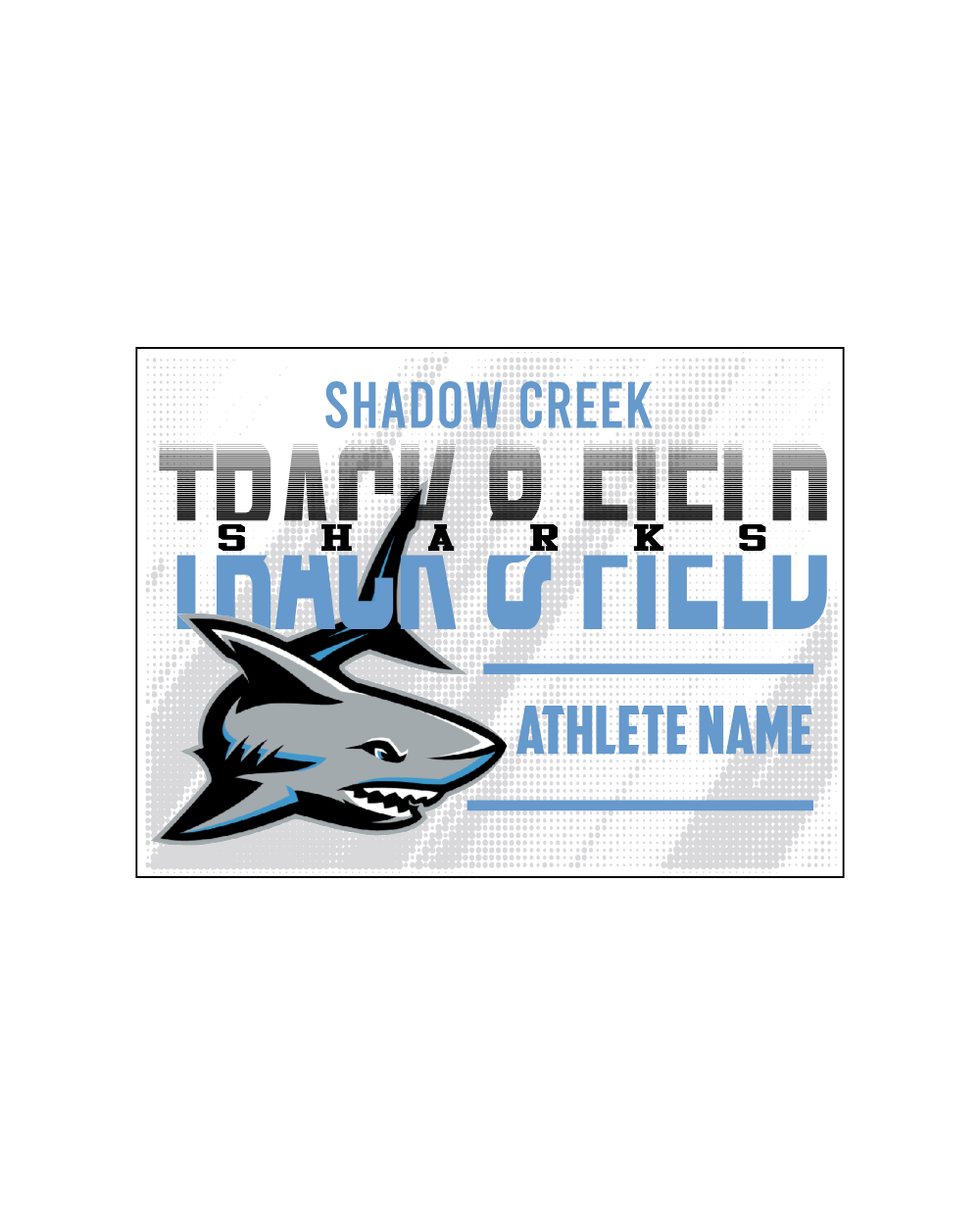 Shadow Creek HS - Track and Field Yard Sign 2025-2026