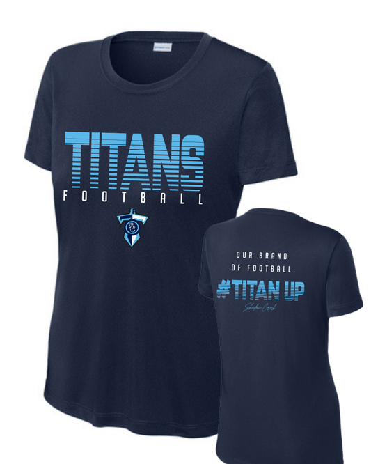 Shadow Creek Titans- Titans Football  Short Sleeve Performance Tee