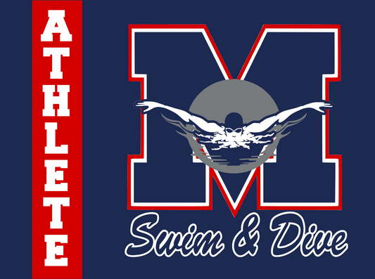 Manvel Swim and Dive Yard Sign 2025