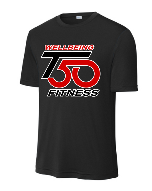 T50 Fitness - Logo Performance Tee-Black