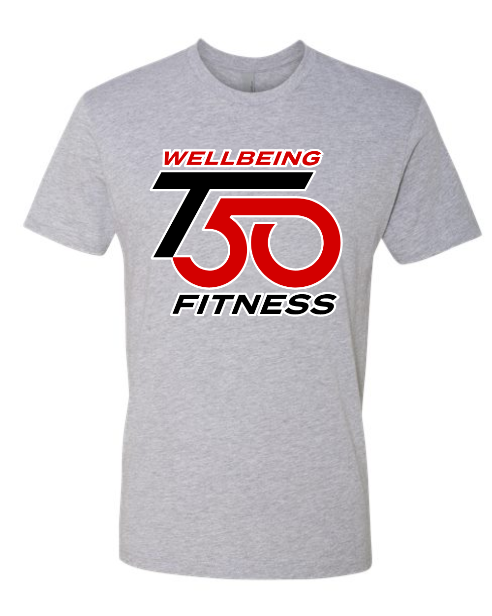 T50 Fitness - Next Level Cotton Tee- Heather Grey