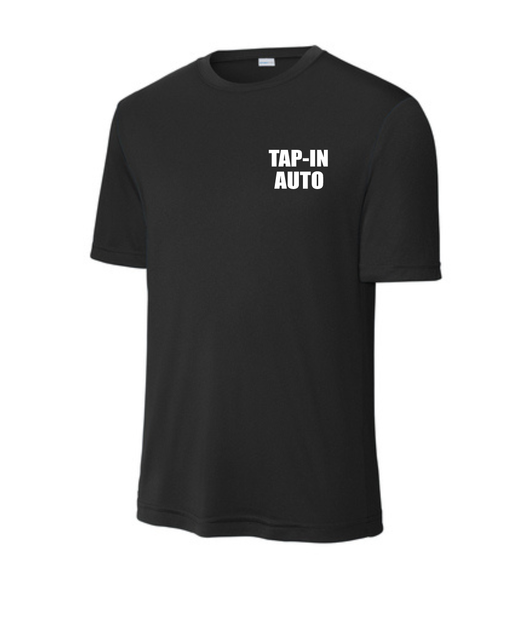 Tap In Auto- Logo Performance Tee- Black