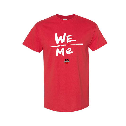 Texas Made - We/Me- Red Cotton Tee