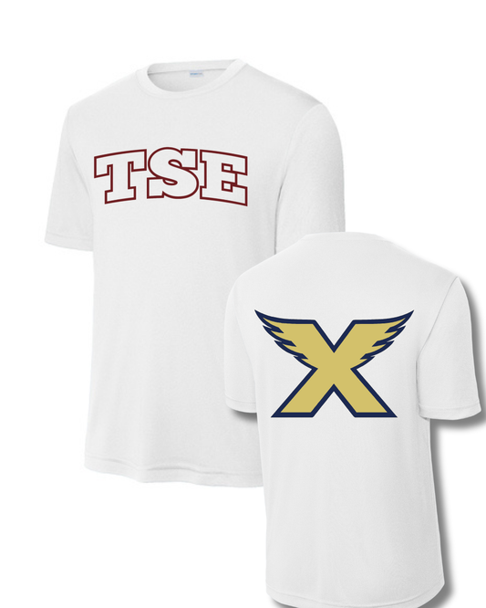 Texas Speed Elite- TSE Performance Tee- White