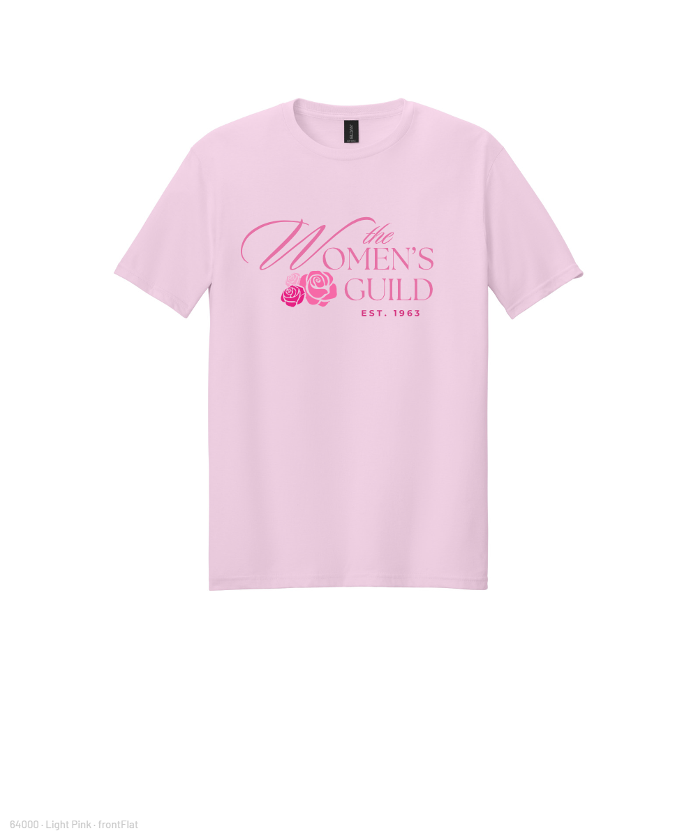 Womens Guild - Unisex Cotton Tee - Light Pink