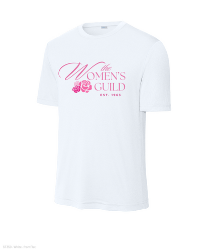 The Women's Guild- Unisex Performance Tee - White