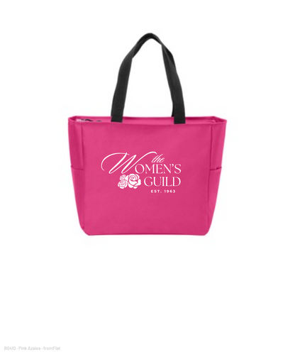 The Women's Guild- Essential Zip Tote - Pink Azalea