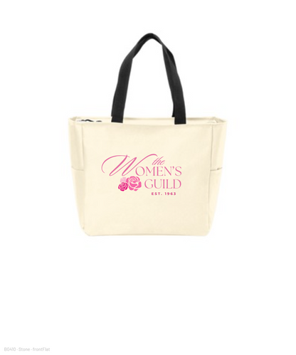 The Women's Guild- Essential Zip Tote - Stone
