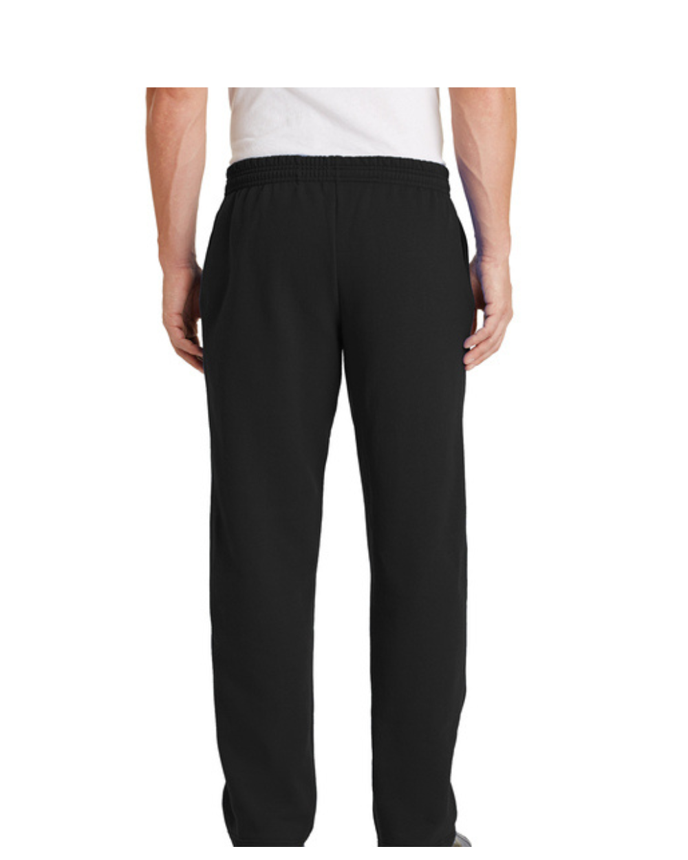 CAT Takeover- Cotton Blend Fleece Open-Botton Pants- Pink/ Blue OMBRE TAKEOVER- Black
