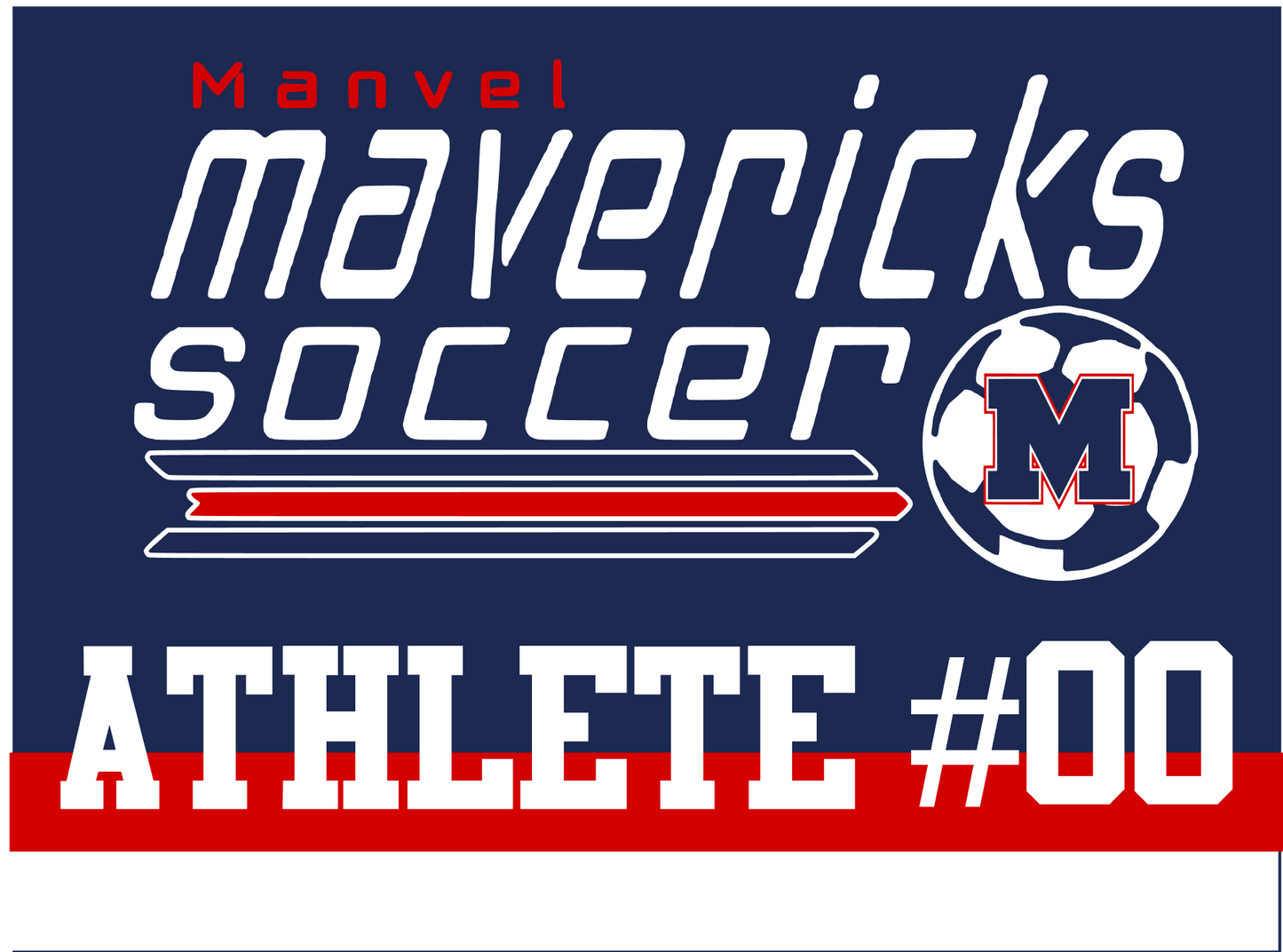 Manvel Soccer Yard Sign 2025