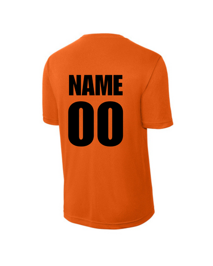 Aguilas Elite-AE Baseball Performance Tee- Orange