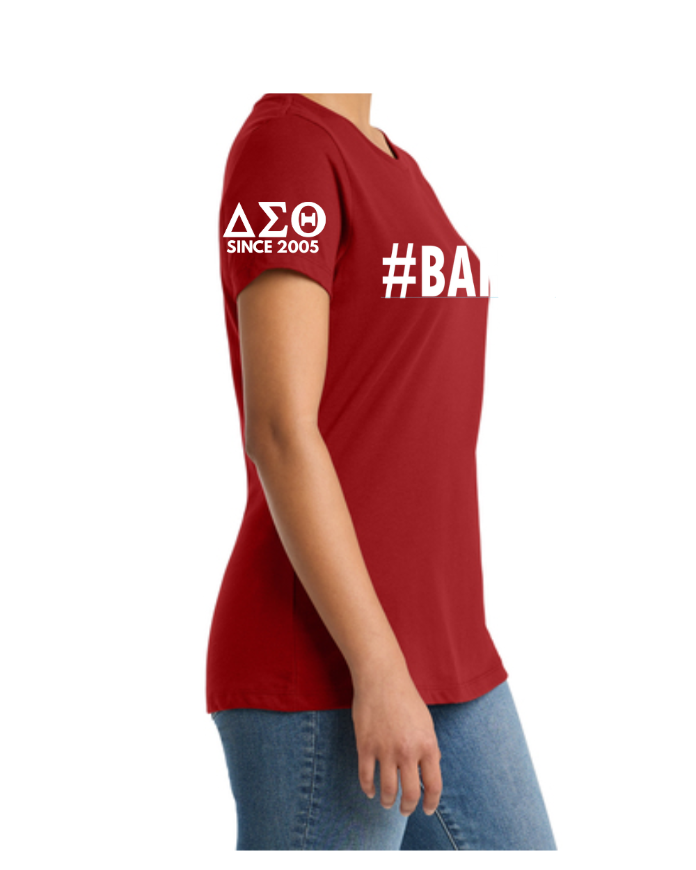 Bay Area Houston Alumnae -  BAHA Serves Ladies Cotton Tee