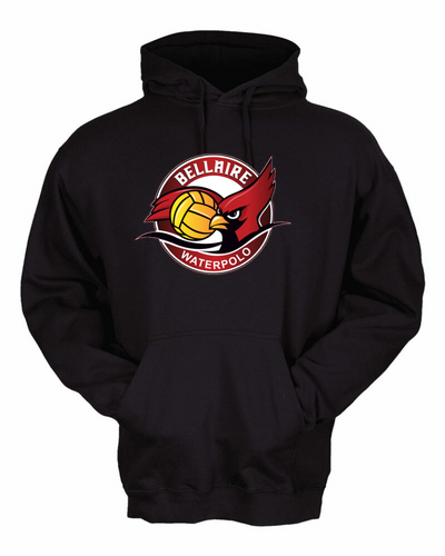 Bellaire Cardinals Water Polo - Black Hoodie