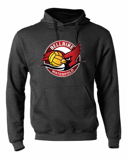 Bellaire Cardinals Water Polo - Dark Heather Hoodie