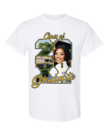 Graduation- Class of 20XX Big Numbers Tee