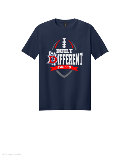 Dawson Football Booster Club- Built Different Cotton Tee