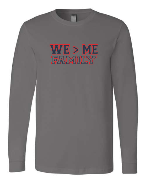 Dawson Football Gameday Tee- Bella Canvas Long Sleeve Tee- Class of 2028-Grey