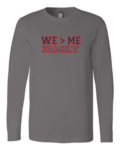 Dawson Football Gameday Tee- Bella Canvas Long Sleeve Tee- Class of 2028-Grey