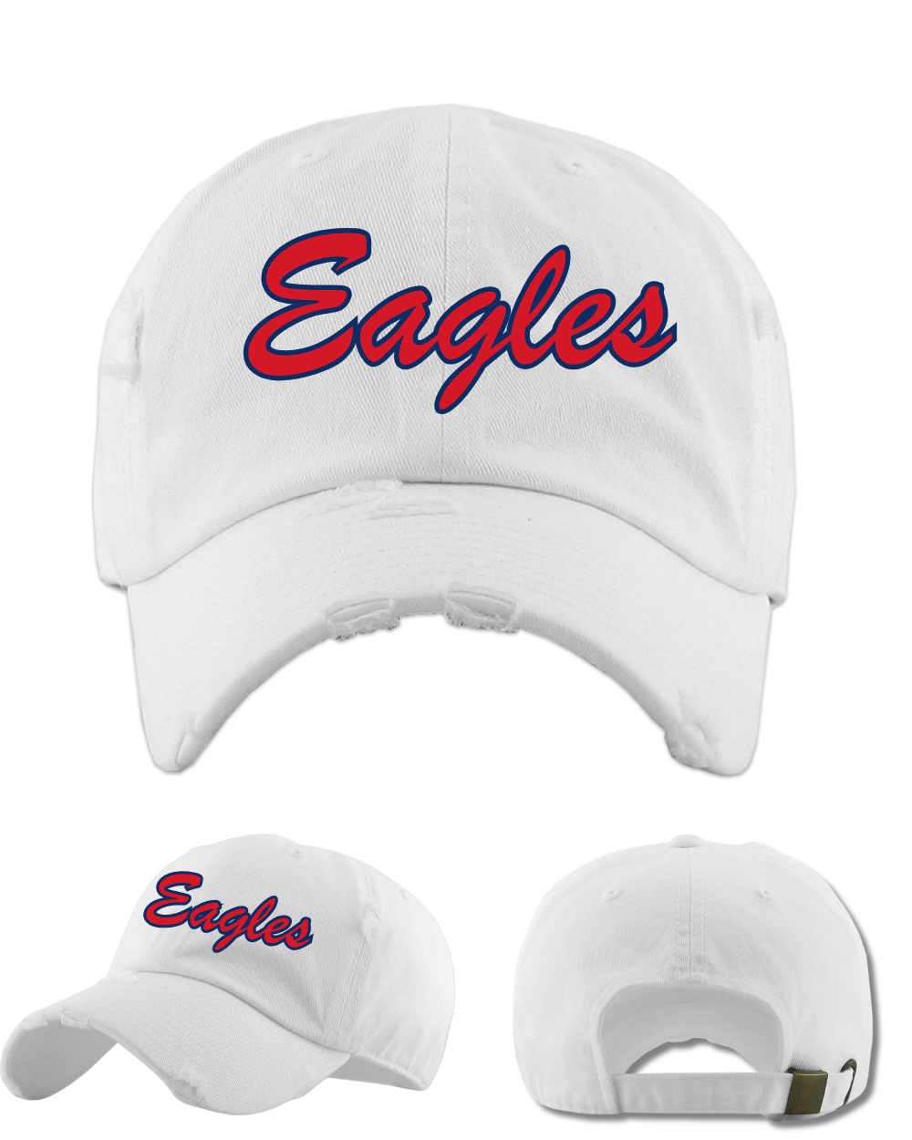 Dawson Baseball- Eagles Distressed Dad Hat