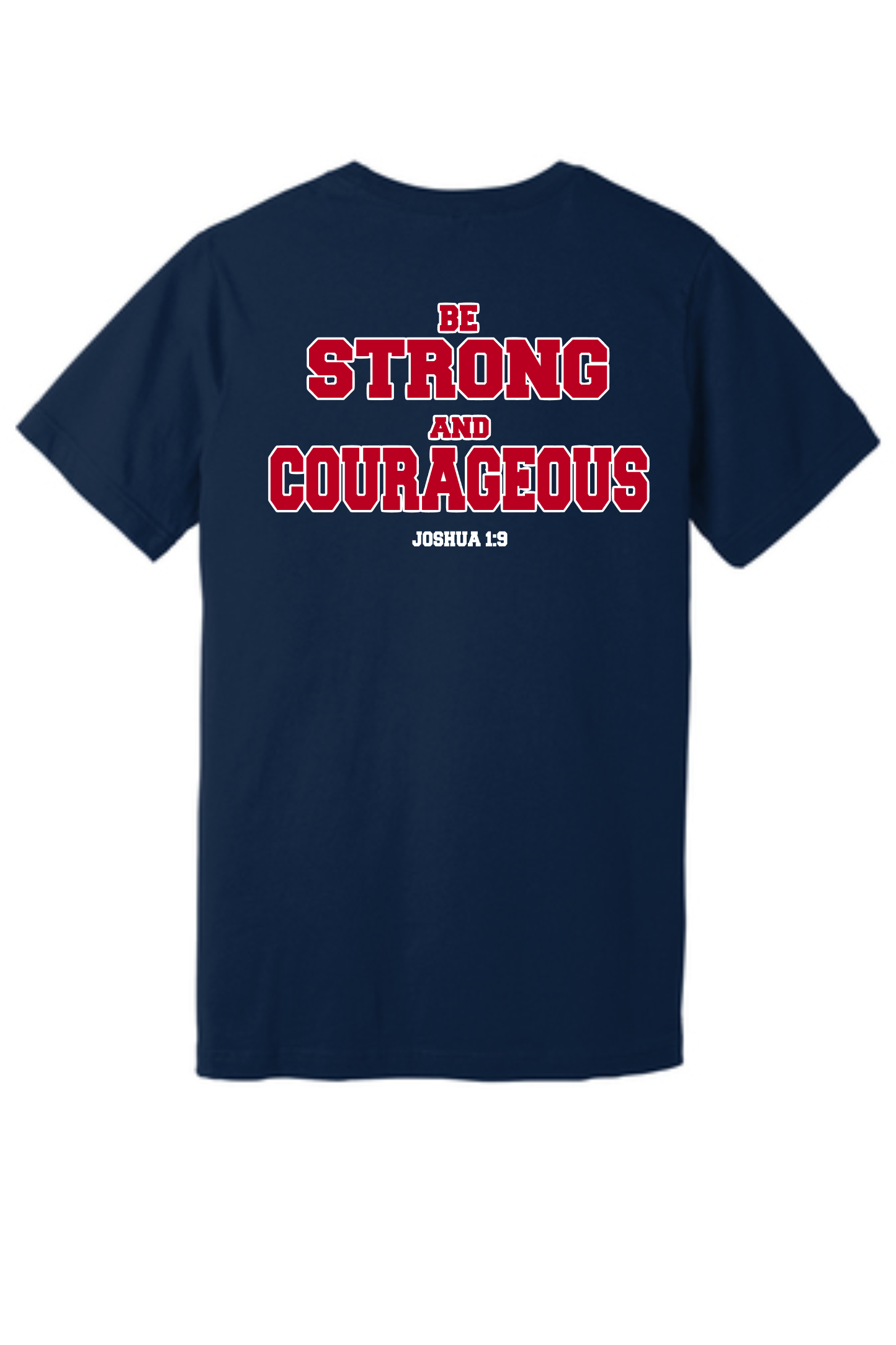 Dawson HS - Faith Family Football- Cotton Tee- Navy