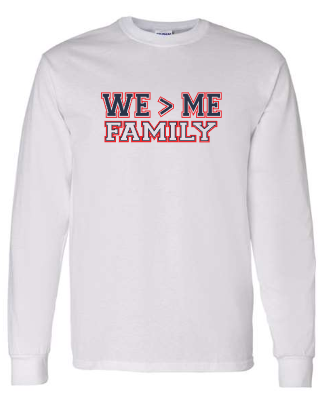 Dawson Football Gameday Shirts- Cotton Long Sleeve Tee- Class of 2027- White