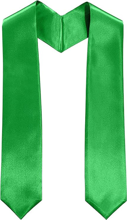 Graduation Stole- Custom  Selection Embroidery Designs -Classic  Colors