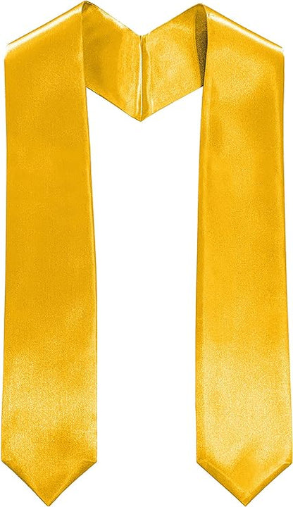 Graduation Stole- Custom  Selection Embroidery Designs -Classic  Colors