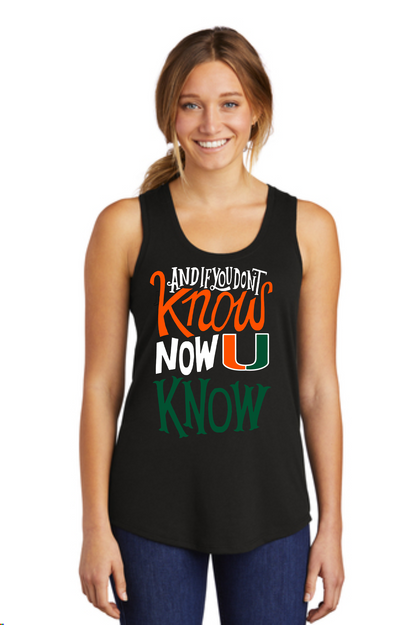 Pearland Hurricanes-Racerback Tanktop  - And If You Don't Know...