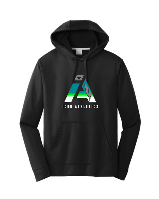 Icon Athletics- Icon Performance Hoodie- Black