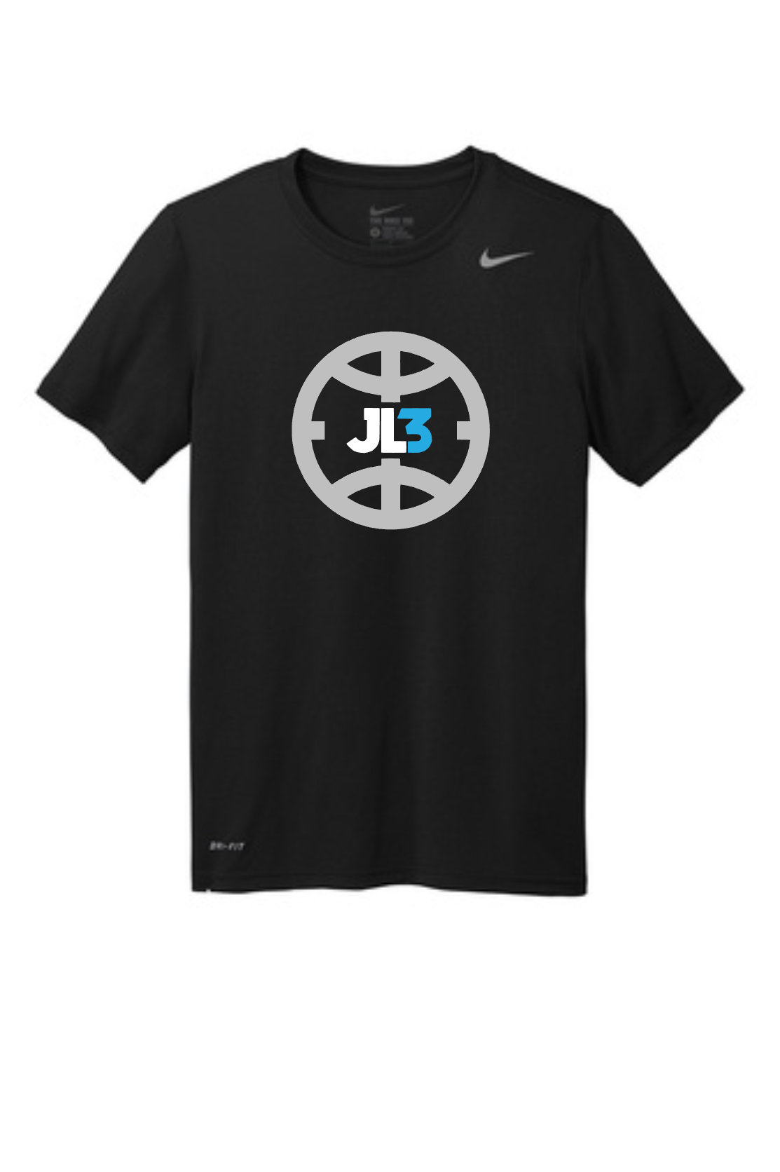 JL3 Elite - JL3 Logo Youth Nike Legend Tee- Black